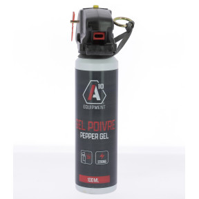 Aérosol de défense gel poivre avec poignée 100ml Sécu-One - A10 Equipment