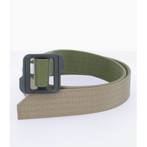 Ceinture réversible vert olive/coyote - Cytac