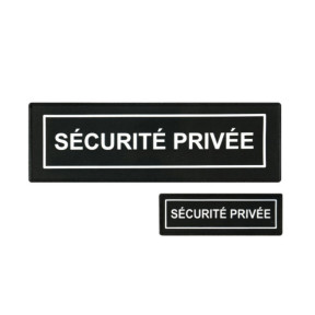 Lot dossard + bande poitrine Sécu-One Sécurité Privée - Noir - A10 Equipment