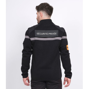 Gilet micro-polaire V2 Sécurité Privée NEVADA - Noir - Force Series