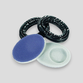 Kit d'hygiène de rechange (anneaux en gel + coussinets) pour casque anti-bruit Suprême Pro et Pro-X - Noir - MSA Sordin