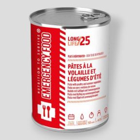 Pâtes au poulet et légumes - 1800g - Emergency Food