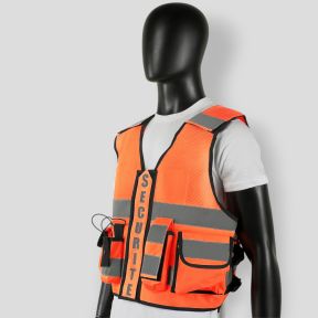 Gilet Thor Mesh Sécurité Privée - Orange - VVS