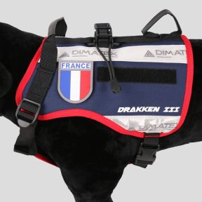 Harnais pour chien DRAKKEN III - Bleu Nuit - Dimatex