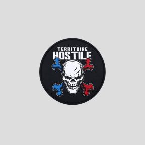 Patch PVC rond Territoire Hostile - Noir - OPEX