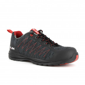 Baskets de sécurité SIROCCO Noir/Rouge S1P HRO HI CI SRA - S.24