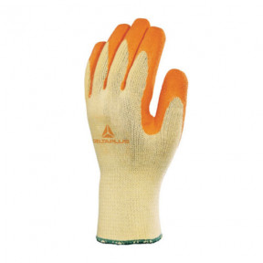 GANT TRICOT POLYCOTON AVEC PAUME ENDUITE LATEX Jaune/Orange - DELTA PLUS