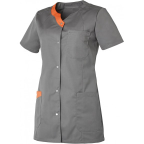 TUNIQUE FEMME ELOISE GRIS MOYEN/CORAIL - HASSON