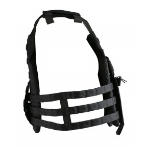 Gilet porte-plaque Buckle-tek - Noir - Kombat Tactical