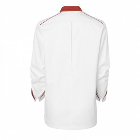Veste de cuisine femme Néospirit Blanche et Terracotta - Molinel