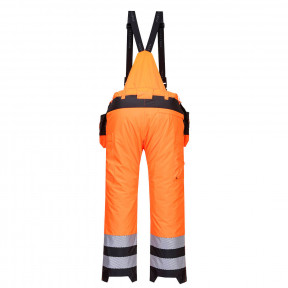 Pantalon d'hiver PW3 haute visibilité Orange Noir - Portwest