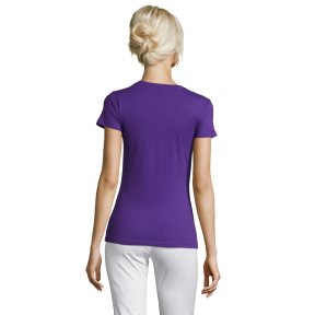 TEE-SHIRT FEMME REGENT WOMEN VIOLET FONCE - SOL'S