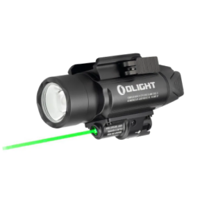 Lampe tactique Baldr Pro avec laser vert 1350 lumens noir - Olight
