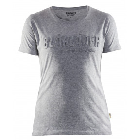 T-shirt imprimé 3D femme Gris chiné - Blaklader